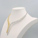 Frost Fratelli Fancy Yellow & White Diamond Cocktail Necklace FN-1965 #3