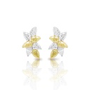 Frost Fratelli Fancy Yellow & White Diamond Earrings FER-1842