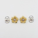 Frost Fratelli Fancy Yellow & White Diamond Flower Earrings FER-2208 #2