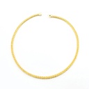 Frost Fratelli Fancy Yellow Diamond Cushion Cut Tennis Necklace FN-1425 #4