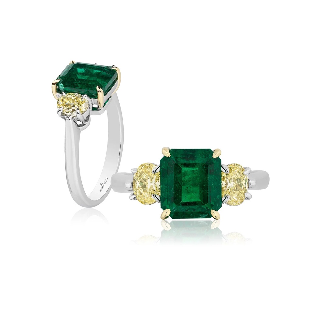 Andreoli Garden Of Eden Fancy Yellow Ring R-EFY #2