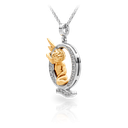 Pendant My Angel Q with Diamonds 0074.3 #1