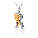 Pendant My Angel R with Diamonds 0075.3 #1