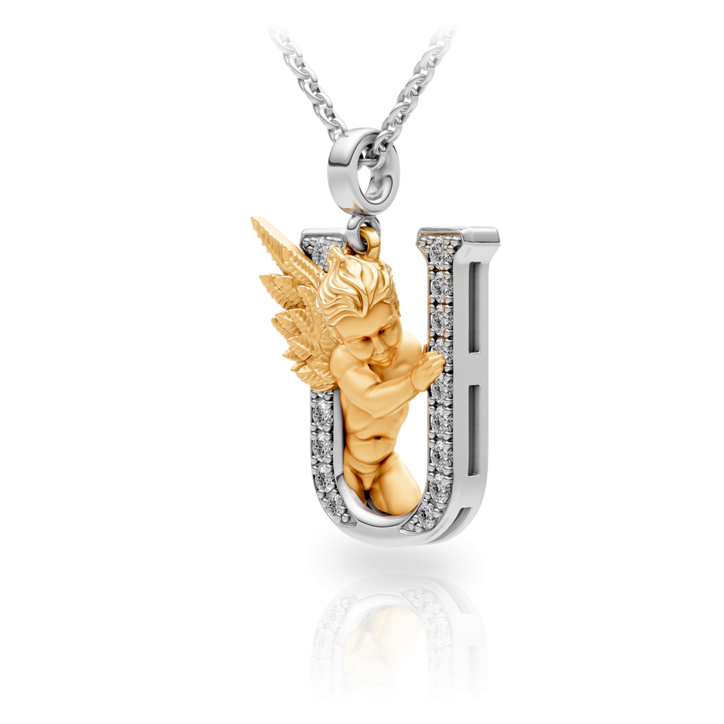 Pendant My Angel U with Diamonds 0078.3 #1