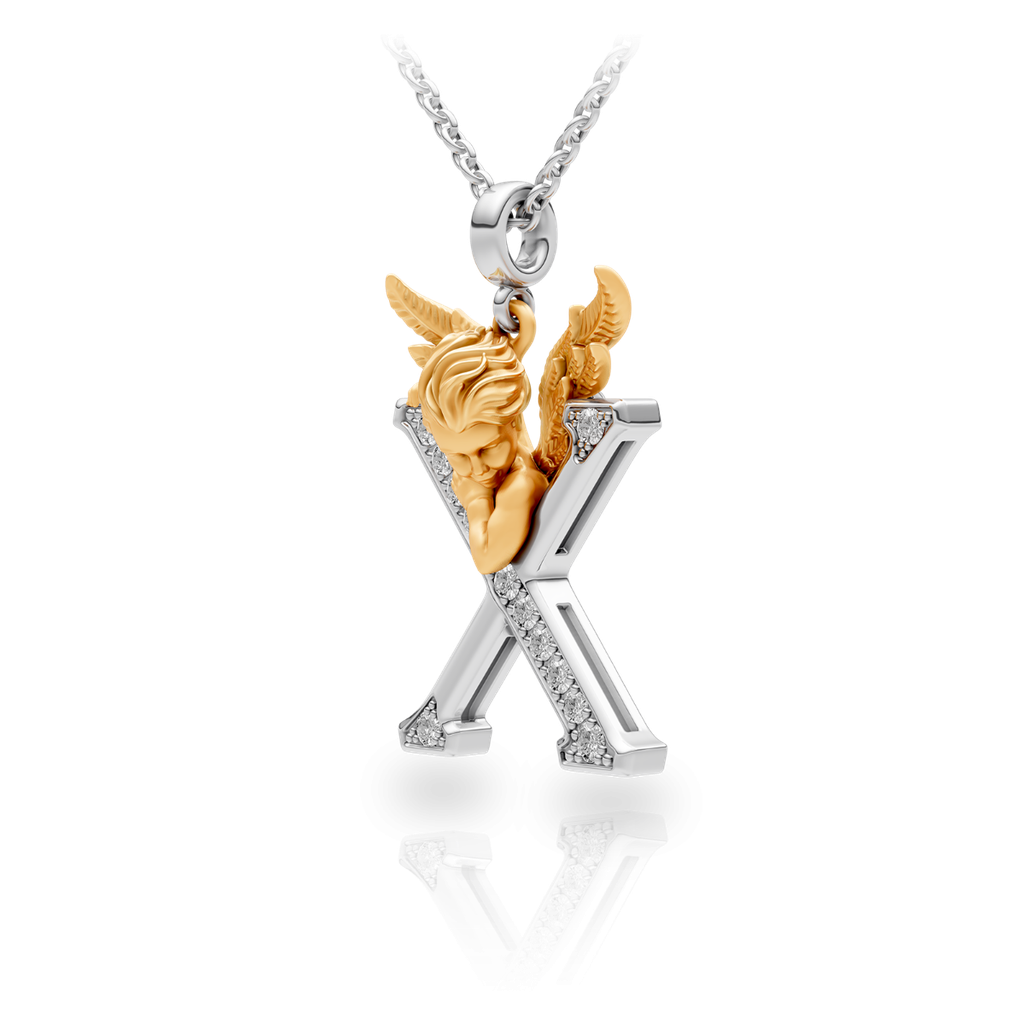Pendant My Angel X with Diamonds 0081.3 #1