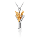 Pendant My Angel Y with Diamonds 0082.3 #1
