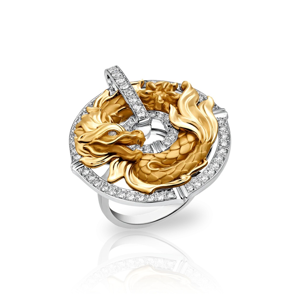 Carrera y Carrera Ring New Shanghai Medium Pave 0116.3
