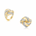 Andreoli Rose Gold Art Deco Diamond Ring R3031-1 #2