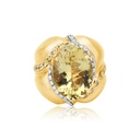 Andreoli Rose Gold Citrine Rose Gold Ring R5247