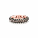 Andreoli Rose Gold Diamond And Sapphire Band R1234 #2