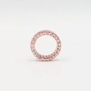 Frost Fratelli Rose Gold Full Pink Sapphire Eternity Ring #2