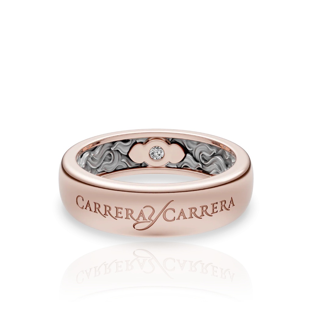 Carrera y Carrera Wedding Ring Beauty Inside Fire 0136.4 #2