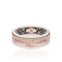Carrera y Carrera Wedding Ring Beauty Inside Roses 0134.4 #2