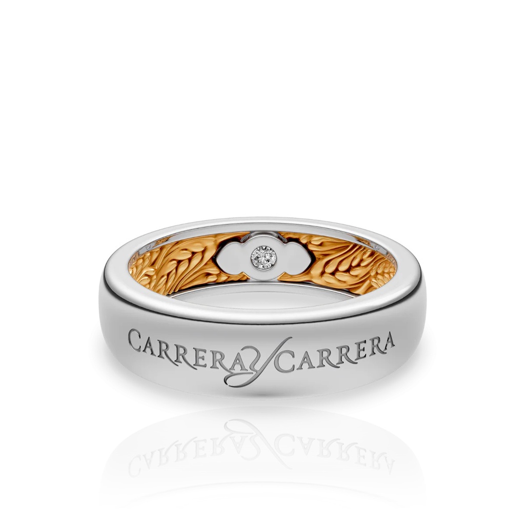 Carrera y Carrera Wedding Ring Beauty Inside Wheat 0138.5 #2