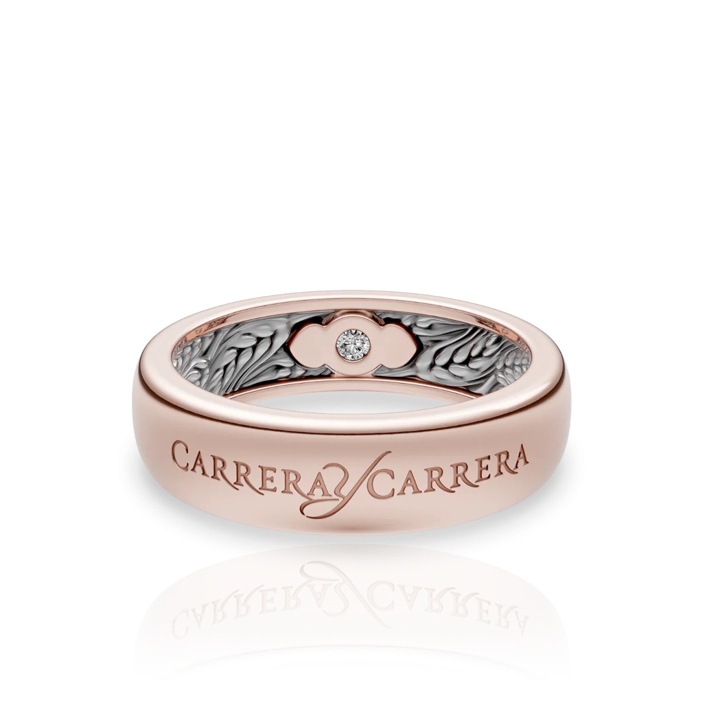 Carrera y Carrera Wedding Ring Beauty Inside Wheat 0138.4 #2