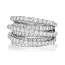 Andreoli White Gold Fiona Diamond Ring R-DMN2803-3