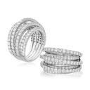 Andreoli White Gold Fiona Diamond Ring R-DMN2803-3 #2