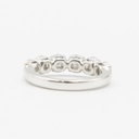 Frost Fratelli White Gold Illusion Half Eternity Ring #4