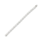 Frost Fratelli White Gold Pear Shape Diamond Tennis Bracelet RABR-11229