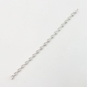 Frost Fratelli White Gold Pear Shape Diamond Tennis Bracelet RABR-11229 #2