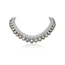 Andreoli White Gold Perla Necklace N534