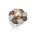 Andreoli White Gold Quartz Ring R1553