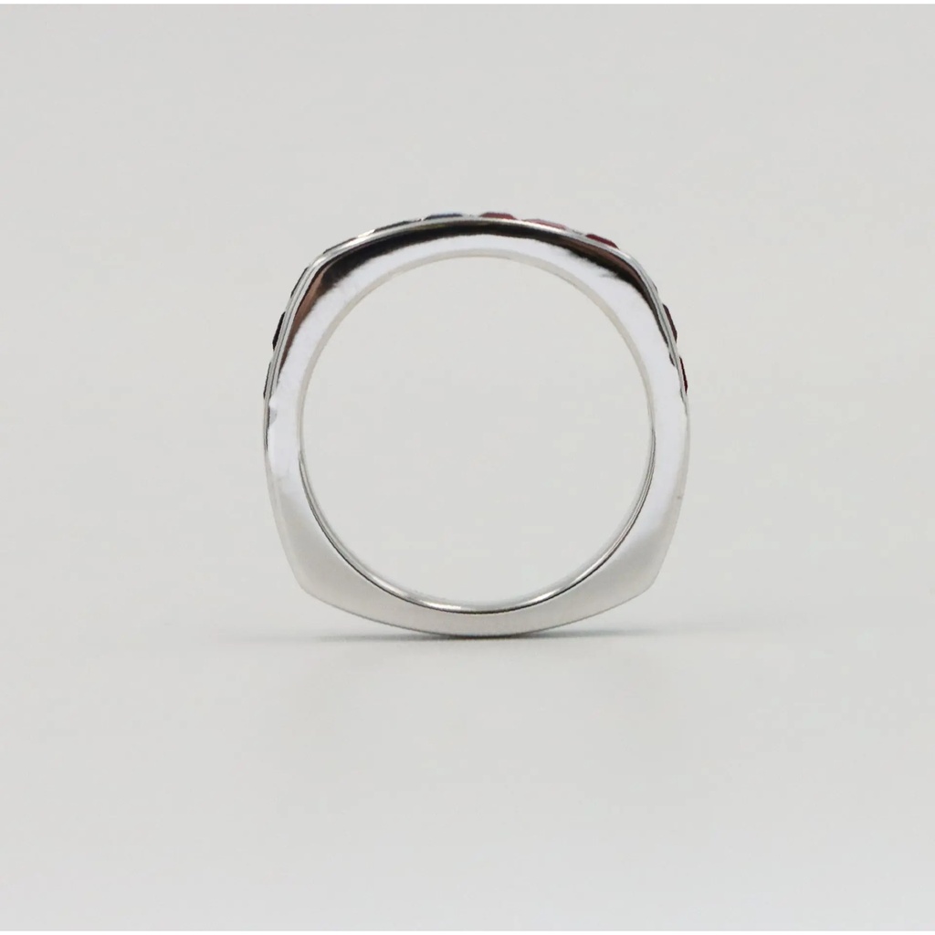 Frost Fratelli White Gold Sapphire & Ruby Ring #4