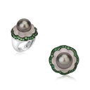 Andreoli White Gold Tsavorite Ring R1322 #2