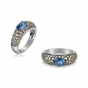 Andreoli White Gold Yellow Sapphire Engagement Ring R716 #2