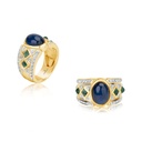 Andreoli Yellow Gold Cabochon Sapphire Ring R1112 #2
