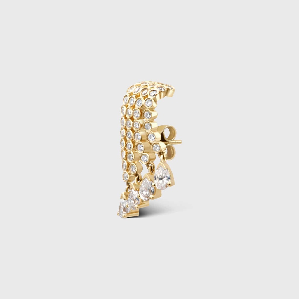 Jany Marcelle Yellow Gold Cascade Earrings YG.CASCADE.ER #2