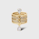 Jany Marcelle Yellow Gold Celestial Ring