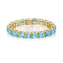 Andreoli Yellow Gold Elettra Topaz Bracelet B-CDZ459
