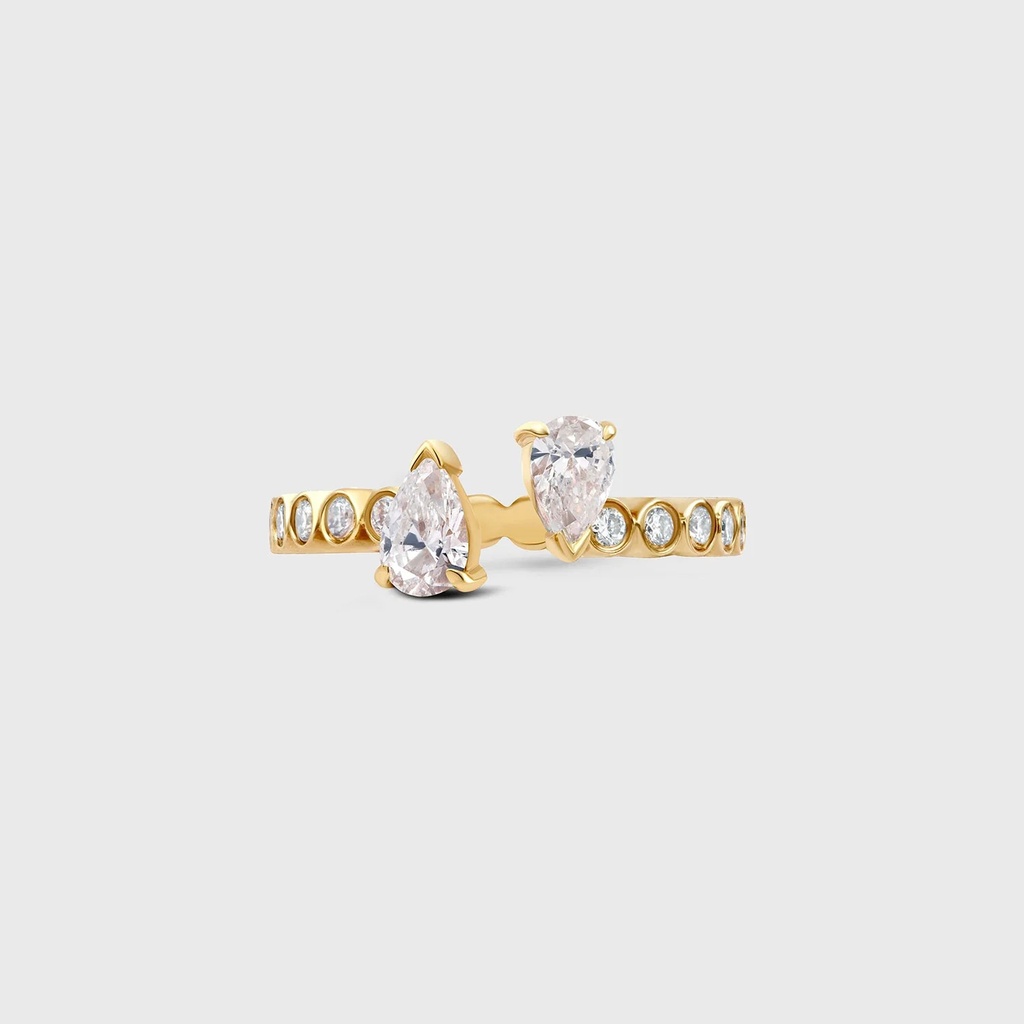 Jany Marcelle Yellow Gold Little Leonie Ring