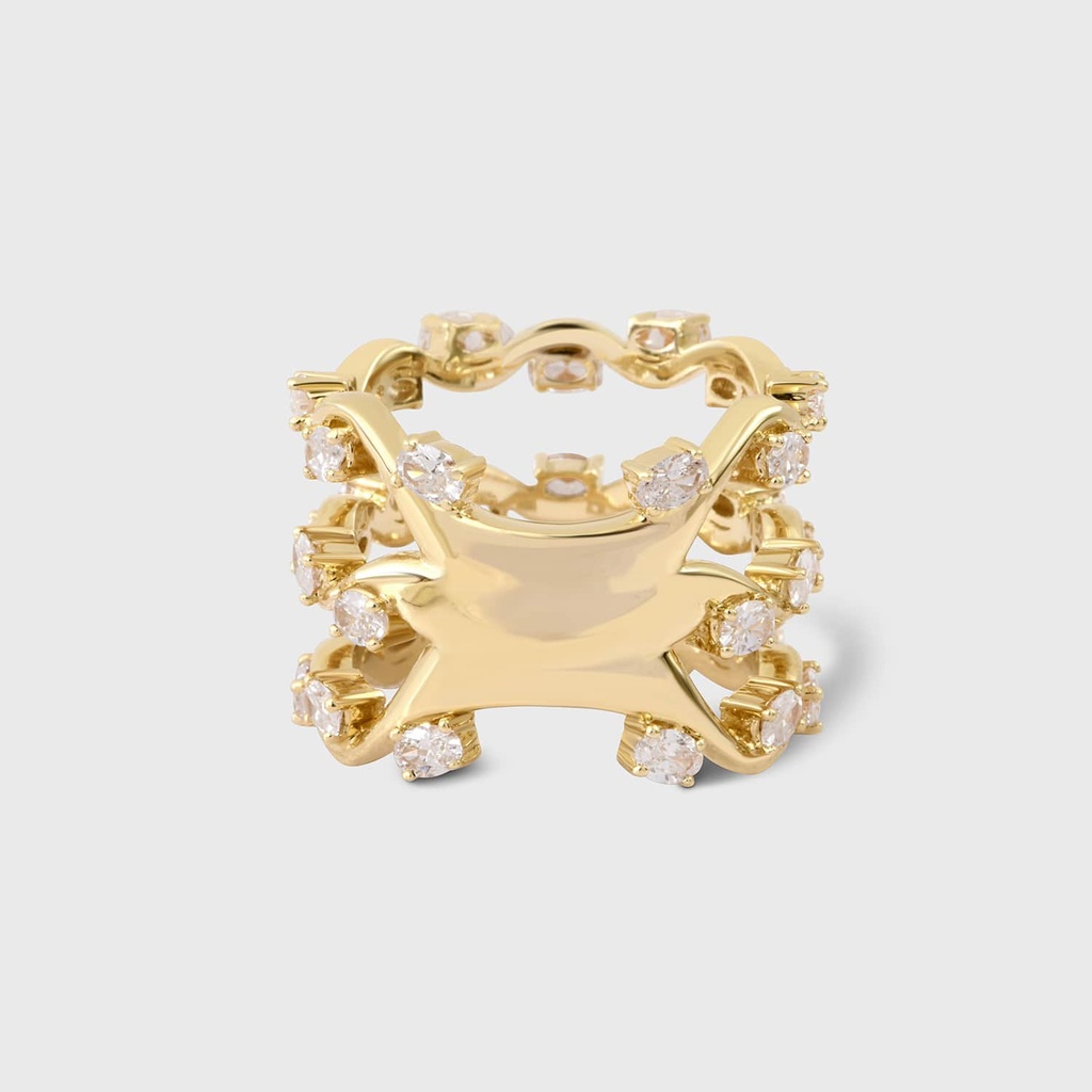 Jany Marcelle Yellow Gold Ondine Ring #2