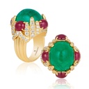 Andreoli Yellow Gold Princessa Colombian Emerald Ring R-CDZ277 #2