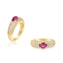 Andreoli Yellow Gold Ruby Engagement Ring Yellow Gold R127 #2