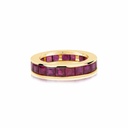 Andreoli Yellow Gold Ruby Eternity Band R2064 #2