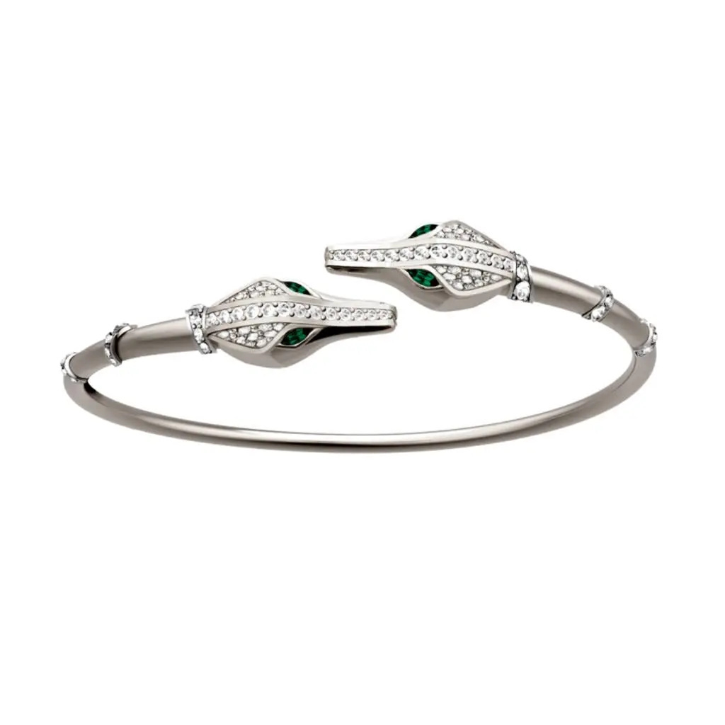 Orlov Caresse de Croco Double Head Flex Diamond Bracelet - White Gold CCC-BF2WL