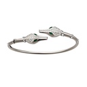Orlov Caresse de Croco Double Head Flex Diamond Bracelet - White Gold CCC-BF2WL