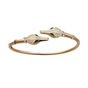 Orlov Caresse de Croco Double Head Flex Diamond Bracelet - Yellow Gold CCC-BF2YL