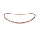 Orlov Caresse de Croco Light Pavé Diamond Necklace - Rose Gold