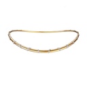 Orlov Caresse de Croco Light Pave Diamond Necklace - Yellow Gold CCC-NLIYLM