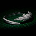 Orlov Croco Dream Full Pave Diamond Bracelet - Rose Gold 04B6DM #3