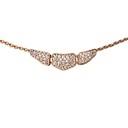 Orlov Skin 3 Elements Full Pavé Diamond Necklace - Rose Gold CSK-P3ERFM