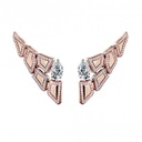 Orlov Skin 5 Elements Light Pavé Diamond Earrings - Rose Gold CSK-E5ERLM1