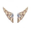 Orlov Skin 5 Elements Light Pave Diamond Earrings - Yellow Gold CSK-E5EYLM1