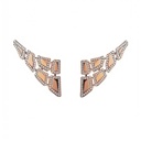 Orlov Skin 6 Elements Light Pavé Diamond Earrings - Rose Gold CSK-E6ERLM