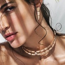 Orlov Skin Double Row Light Pave Diamond Choker - White Gold CSK-O2RWLM07 #2