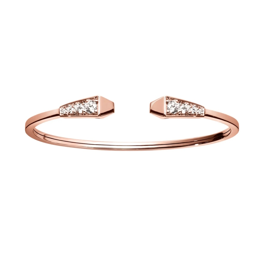 Orlov Spike Double Flex Diamond Bracelet - Rose Gold CSP-BF2RH